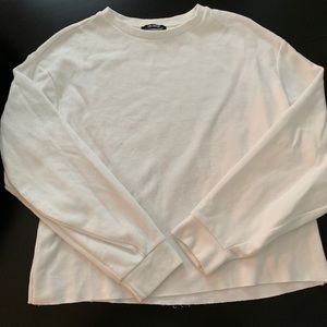 Zara white sweatshirt size medium.